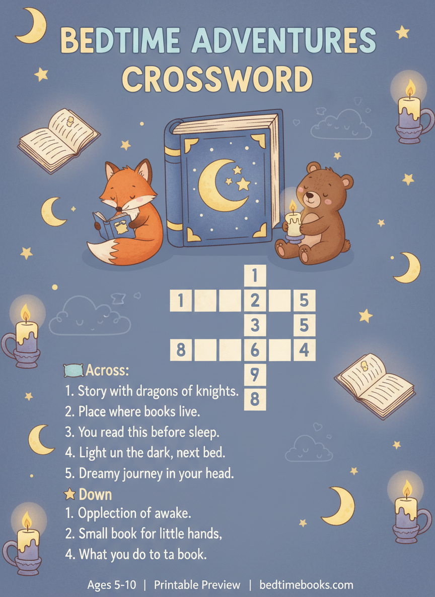 Placeholder crossword illustration for Story Time Crossword